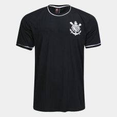 Camiseta Corinthians Arte Masculina - Preto
