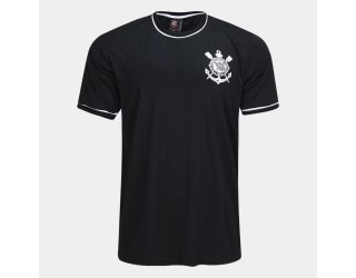 Camiseta Corinthians Arte Masculina - Preto