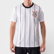 Camiseta Corinthians Povo Masculina - Branco