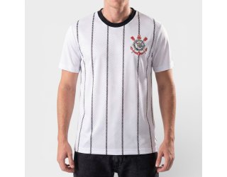 Camiseta Corinthians Povo Masculina - Branco Camiseta Corinthians Povo Masculina - Branco