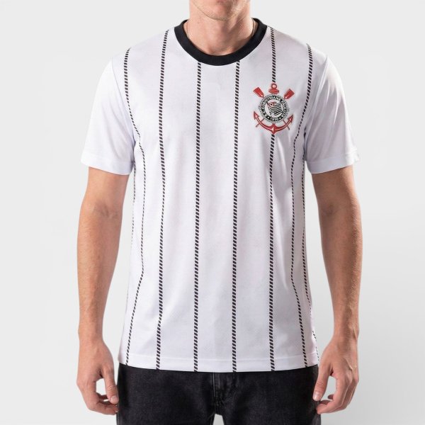 Camiseta Corinthians Povo Masculina - Branco