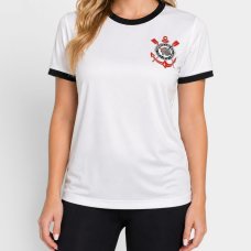Camiseta Corinthians Lumina Feminina - Branco