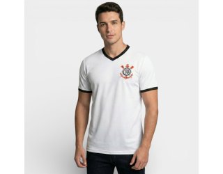 Camiseta Corinthians Lumina Masculina - Branco
