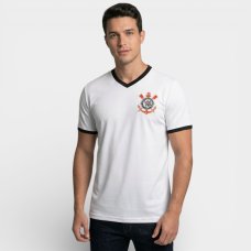 Camiseta Corinthians Lumina Masculina - Branco