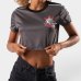 Cropped Braziline Corinthians Mito Feminino - Cinza