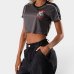 Cropped Braziline Corinthians Mito Feminino - Cinza