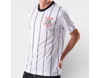 Camiseta Corinthians Povo Masculina - Branco Camiseta Corinthians Povo Masculina - Branco