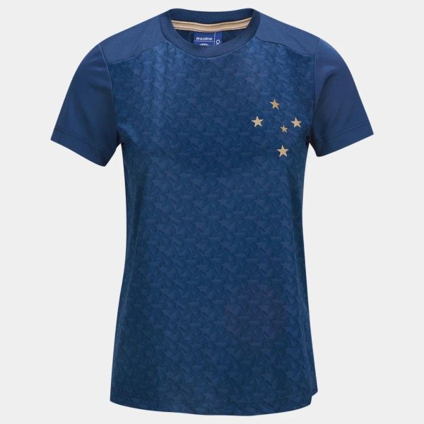 Camisa Cruzeiro Impacto Feminina - Marinho