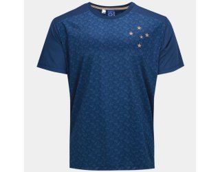 Camiseta Cruzeiro Impacto Masculina - Azul