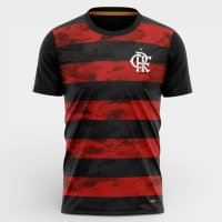 Camiseta Infantil Flamengo Arbor Kids - Preto