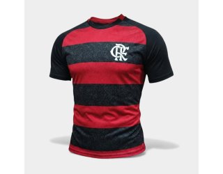 Camiseta Flamengo Dive Masculina - Preto e Vermelho Camiseta Flamengo Dive Masculina - Preto e Vermelho