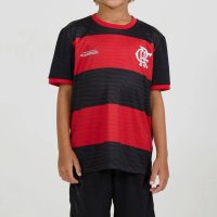 Camisa Infantil Flamengo Emoção Menino - Preto e Vermelho