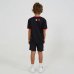 Camisa Infantil Flamengo Emoção Menino - Preto e Vermelho