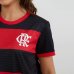 Camiseta Flamengo Emoção Feminina - Preto e Vermelho