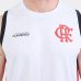 Regata Flamengo Estalo Masculina - Branco e Vermelho
