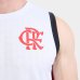 Regata Flamengo Estalo Masculina - Branco e Vermelho