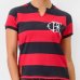 Camisa Flamengo FlaTri Feminina - Preto e Vermelho