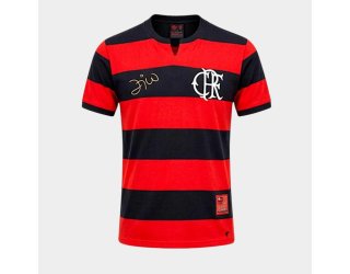 Camiseta Flamengo FlaTri Zico Masculina - Preto e Vermelho