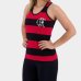 Regata Flamengo FlaTri Feminina - Preto e Vermelho