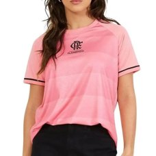Camiseta Flamengo Frequência Feminina - Rosa