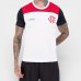 Camiseta Flamengo Fulgor Masculina - Branco e Vermelho