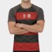 Camiseta Flamengo Harmonia Masculina - Cinza e Vermelho