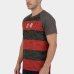 Camiseta Flamengo Harmonia Masculina - Cinza e Vermelho