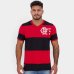 Camiseta Flamengo Braziline Libertadores Masculina - Preto e Vermelho