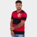 Camiseta Flamengo Braziline Libertadores Masculina - Preto e Vermelho