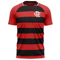 Camisa Flamengo Manto Masculina - Preto e Vermelho