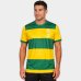 Camiseta Flamengo Pairar Basica 86 Masculina - Amarelo e Verde