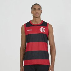Regata Flamengo Presença Masculina - Preto e Vermelho Regata Flamengo Presença Masculina - Preto e Vermelho