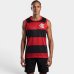 Regata Flamengo Presença Masculina - Preto e Vermelho