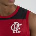 Regata Flamengo Presença Masculina - Preto e Vermelho