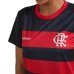 Camiseta Flamengo Principia Feminina - Preto e Vermelho
