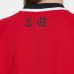 Camiseta Flamengo Manto Raglan Feminina - Preto e Vermelho