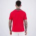 Camiseta Flamengo Manto Raglan Masculino - Preto e Vermelho