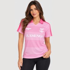 Camisa Polo Flamengo Renova Feminina - Rosa