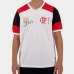 Camiseta Flamengo Zico Retrô Mundial 1981 Oficial Infantil - Branco