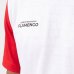 Camiseta Flamengo Riso Básica Masculina - Branco e Vermelho