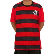 Camisa Infantil Flamengo Shout Kids - Vermelho e Preto
