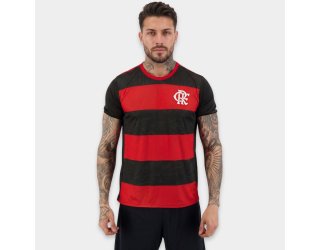 Camiseta Flamengo Speed Masculina - Preto e Vermelho