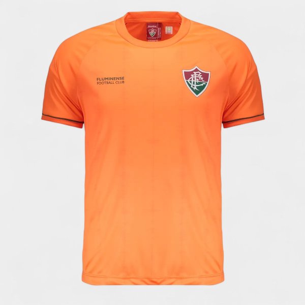Camisa Fluminense Frequência Neon Masculina - Laranja 