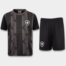 Kit Mini Craque Botafogo Infantil - Preto e Cinza Kit Mini Craque Botafogo Infantil - Preto e Cinza