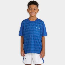 Kit Mini Craque Cruzeiro Infantil - Azul e Branco Kit Mini Craque Cruzeiro Infantil - Azul e Branco