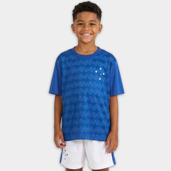 Kit Mini Craque Cruzeiro Infantil - Azul e Branco