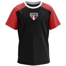 Camisa Infantil São Paulo Herança - Preto e Vermelho