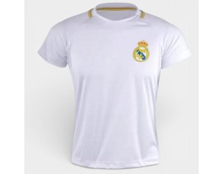 Camiseta Infantil Real Madrid Merengue Menino - Branco Camiseta Infantil Real Madrid Merengue Menino - Branco