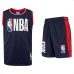 Kit Mini Craque NBA Infantil - Marinho e Vermelho