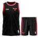 Kit Mini Craque NBA Infantil - Preto e Vermelho